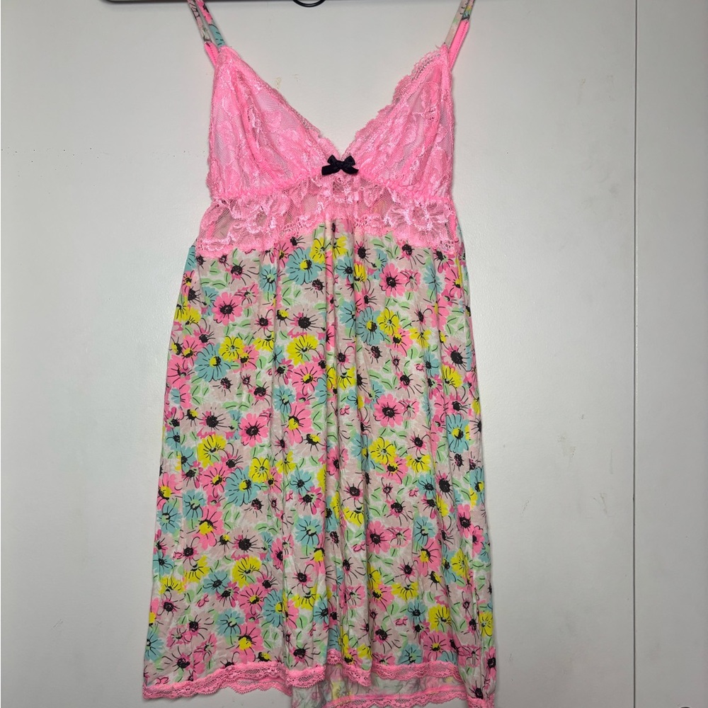 Victoria's Secret Pink Lace Chemise